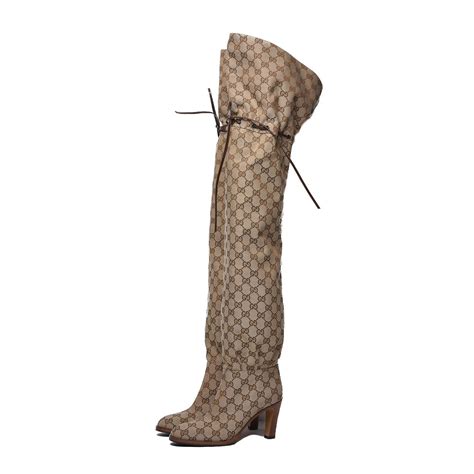 gucci gg monogram slides|Gucci monogram thigh high boots.